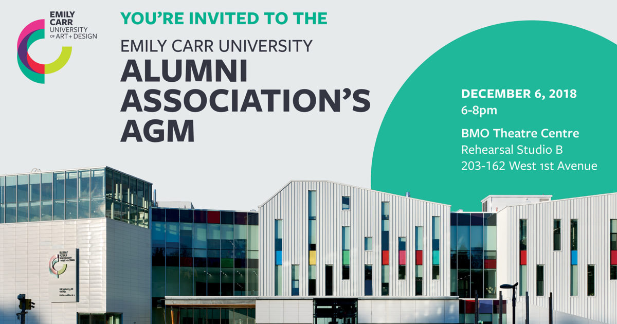 Emily Carr University Alumni Association Annual General